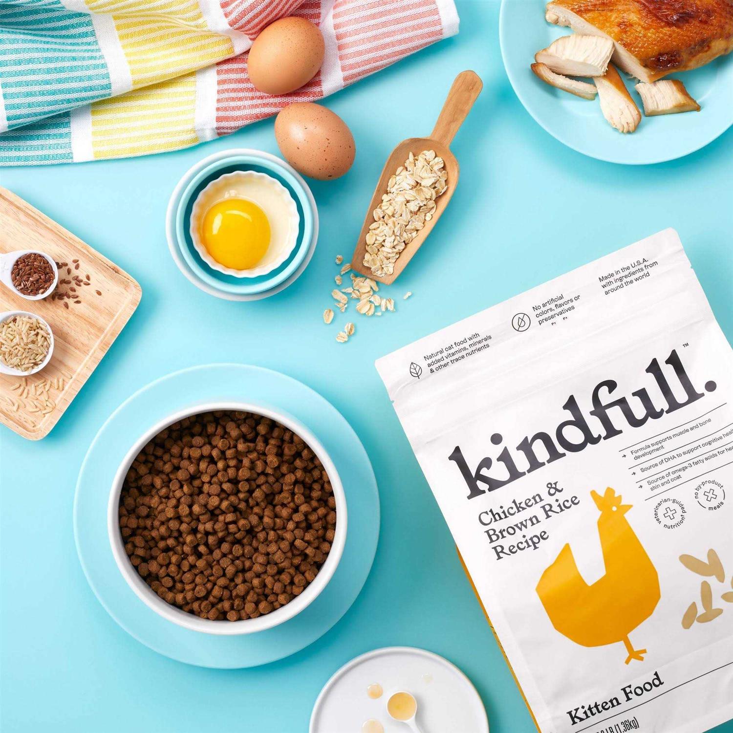 Kindfull Chicken and Brown Rice Puppy Recipe Dry Dog Food - Healthber