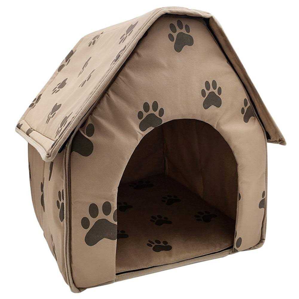 Tboline Portable Dog House Foldable Winter Pet Bed Nest Tent Cat Puppy Kennel - Healthber