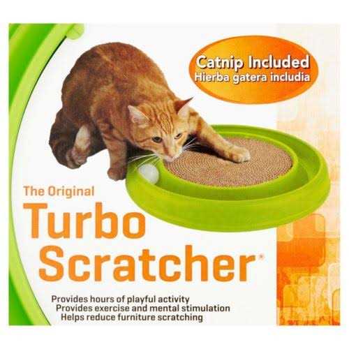 Morovilla Turbo Interactive Scratcher Cat Toy Colors May Vary - Healthber