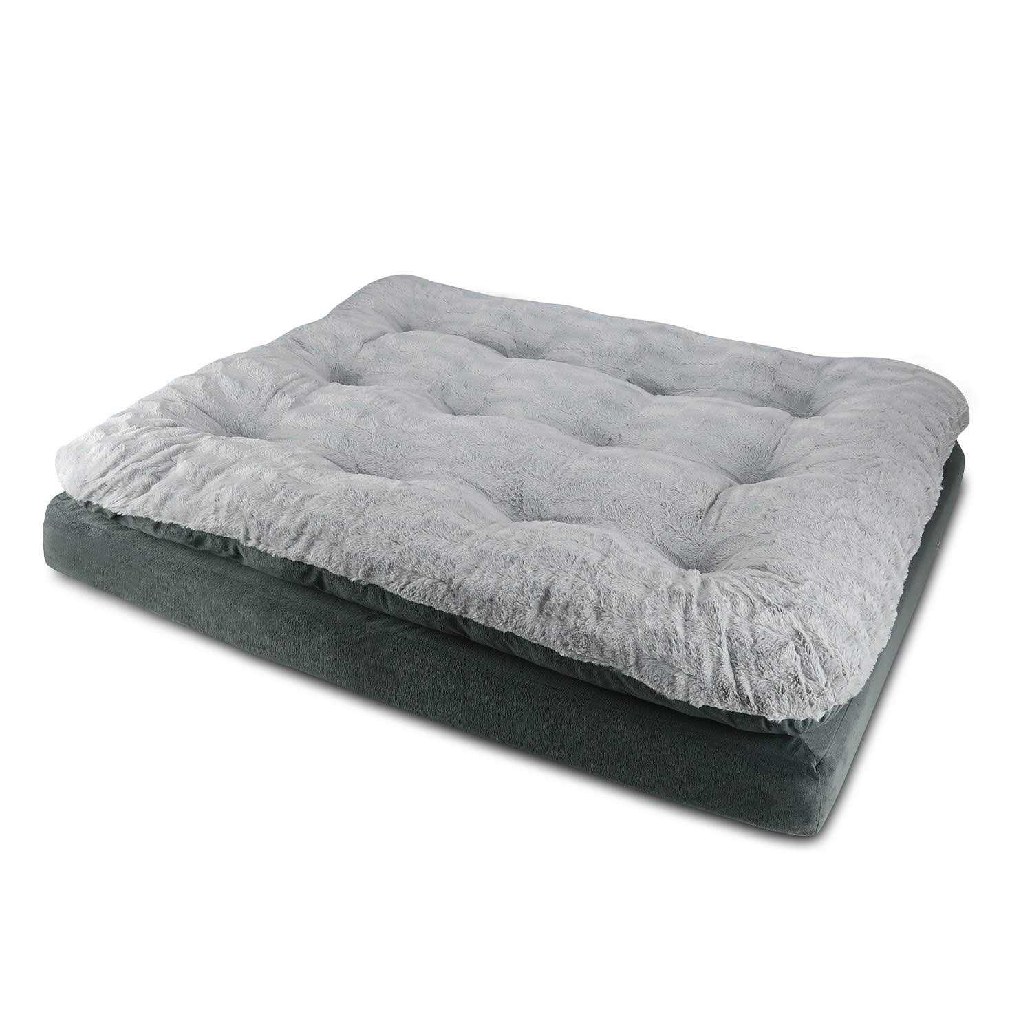 Canine Creations Arlee Pillow Topper Rectangle Pet Dog Bed - Healthber