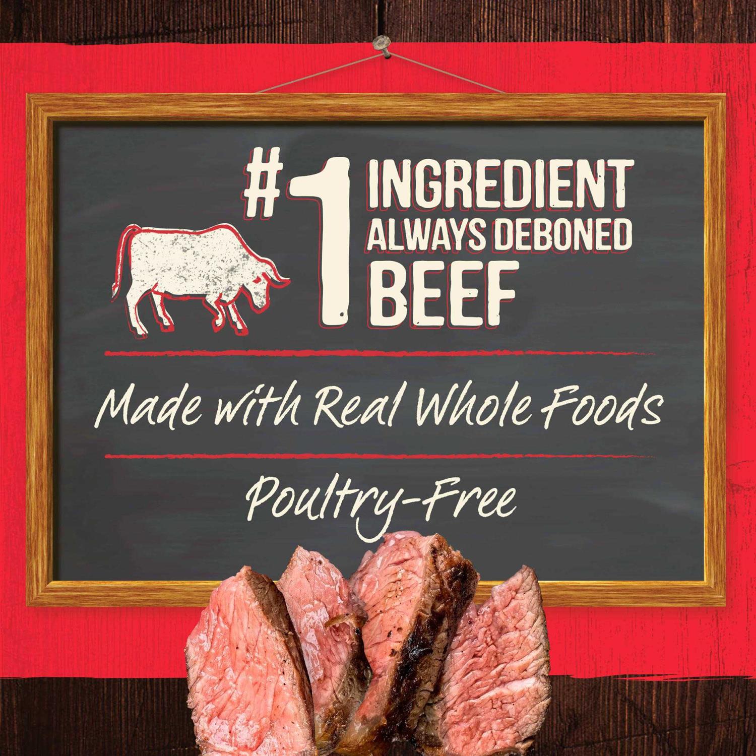 Merrick Grain Free Real Beef Canned Dog Food - Healthber