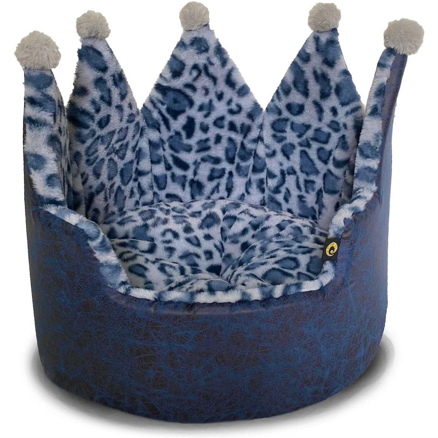 Precious Tails Leopard Crown Bed - Healthber