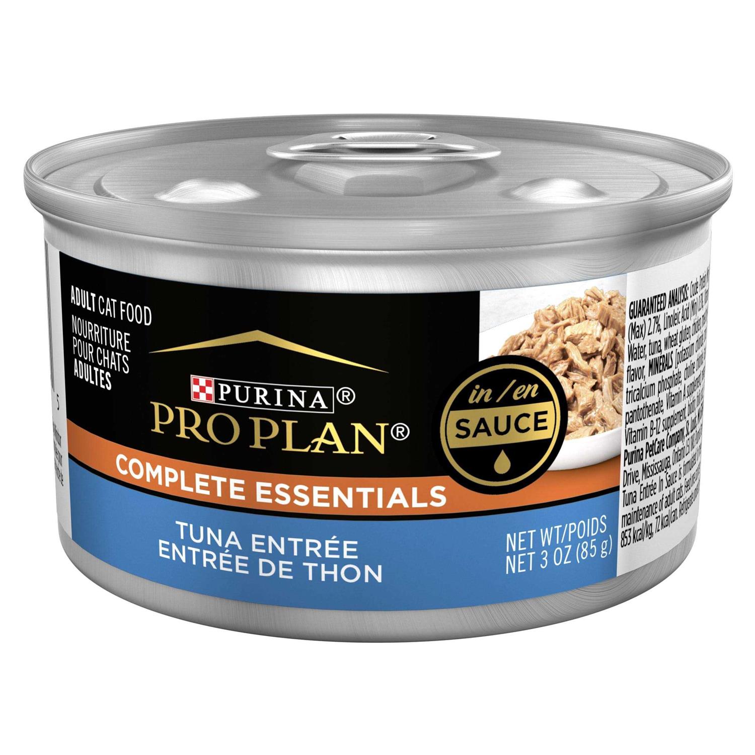 Purina Pro Plan Savor Adult Tuna Entree in Sauce Cat Food - Healthber
