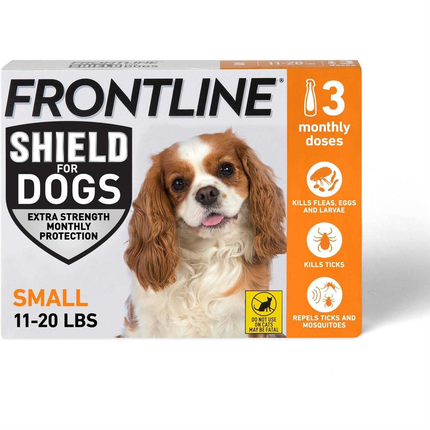 Frontline Shield Flea & Tick Treatment for Small Dogs - Healthber