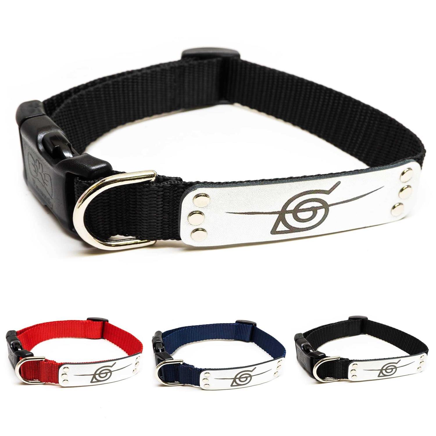 Naruto Dog Collar for Large Dogs Medium Xs/Small Puppy Collars – Officially Licensed Naruto Shippuden Hidden Leaf Village Anime Dog Collar - Healthber