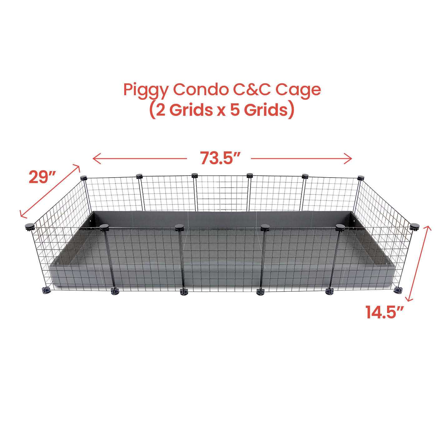 Piggy Condo C&C Cage - Healthber