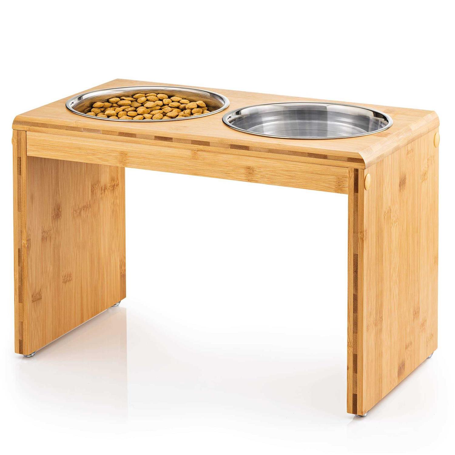 Pawfect Pets 12 Elevated Dog Pet Feeder Large Raised Dog Bowl Stand - Healthber