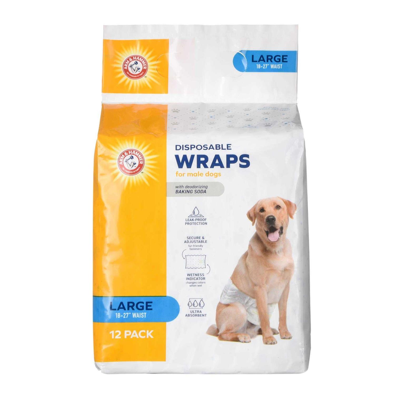 Arm & Hammer for Pets Male Dog Wraps 12 - Healthber