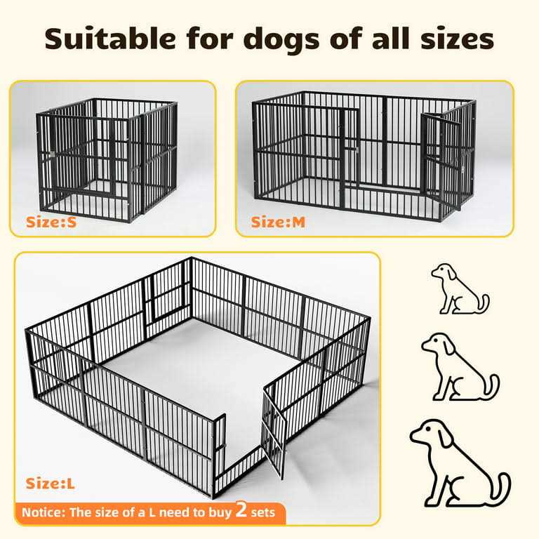walsport Dog Fence Heavy Duty Exercise Pen Safe and Sturdy,31 - Healthber