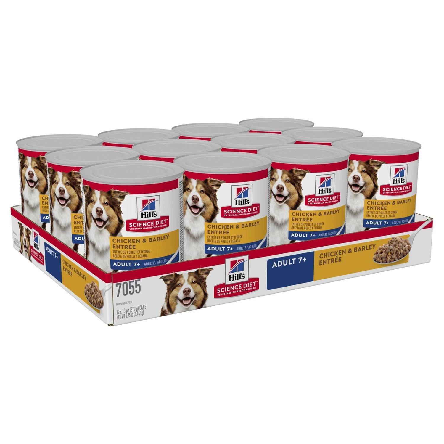 Hill’s Science Diet Beef & Barley Entree Dog Food Adult 7+ - Healthber