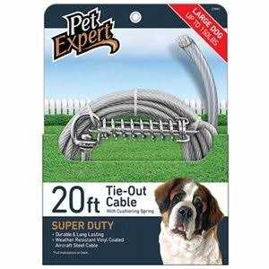 Westminster Pet 29620 Ruffin’ It Super-Duty Extra Large Dog Tie-Out Cable - Healthber