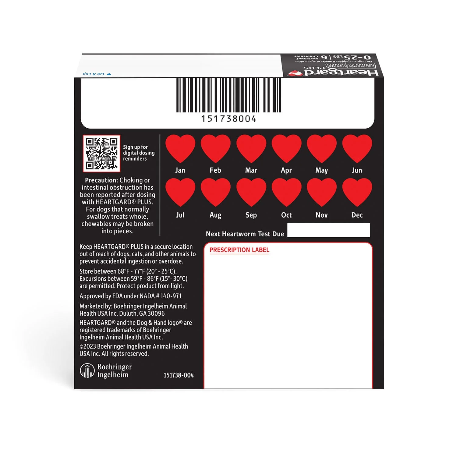 Rx Heartgard Plus for Dogs, 6 Chews - Healthber