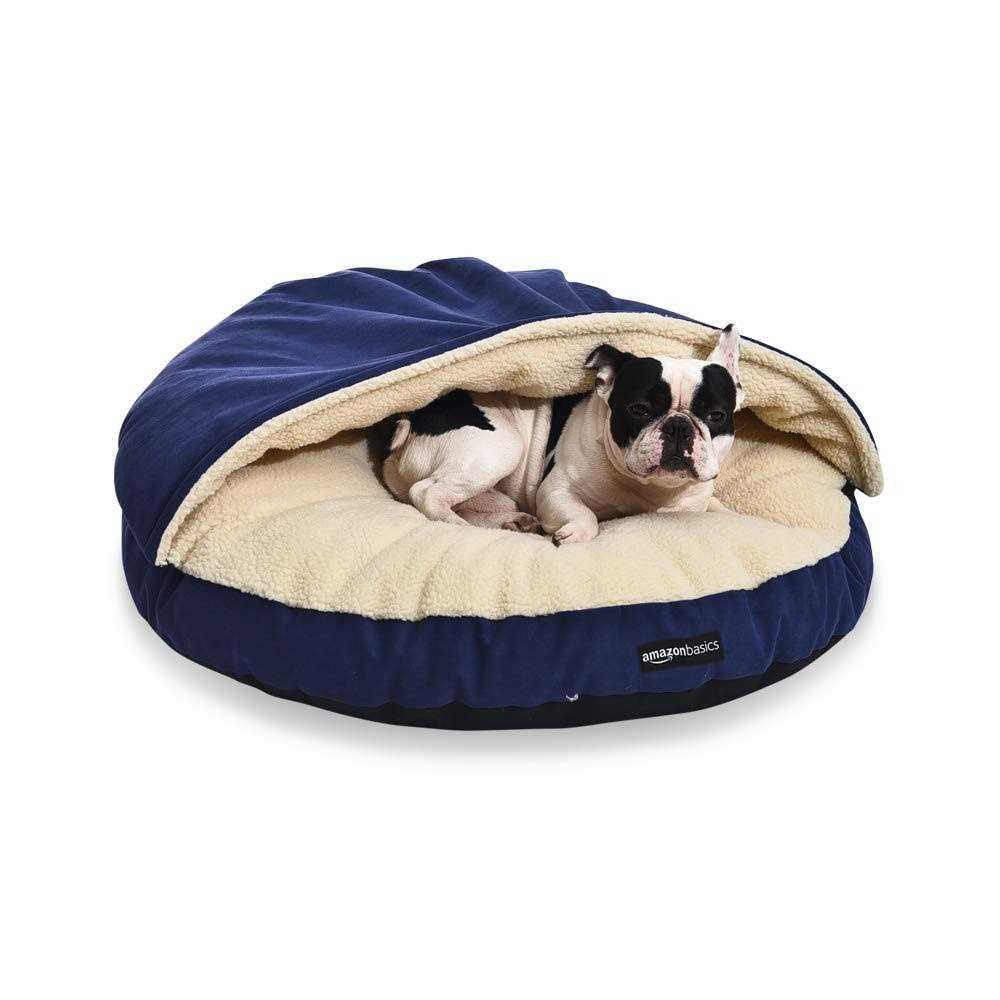 Amazon Basics Cozy Pet Cave Bed for Dog - Healthber