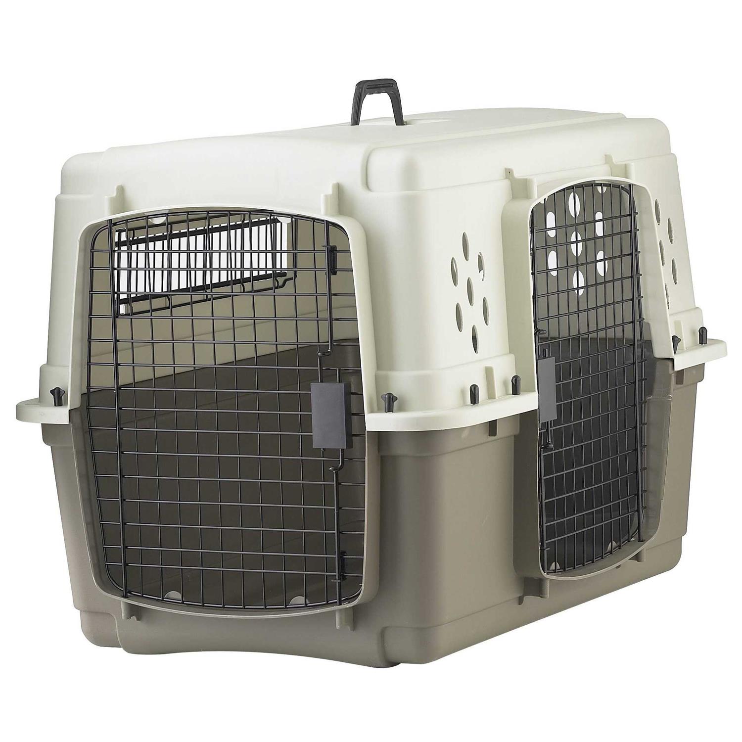 Pet Lodge Double Door Plastic Crate - Healthber