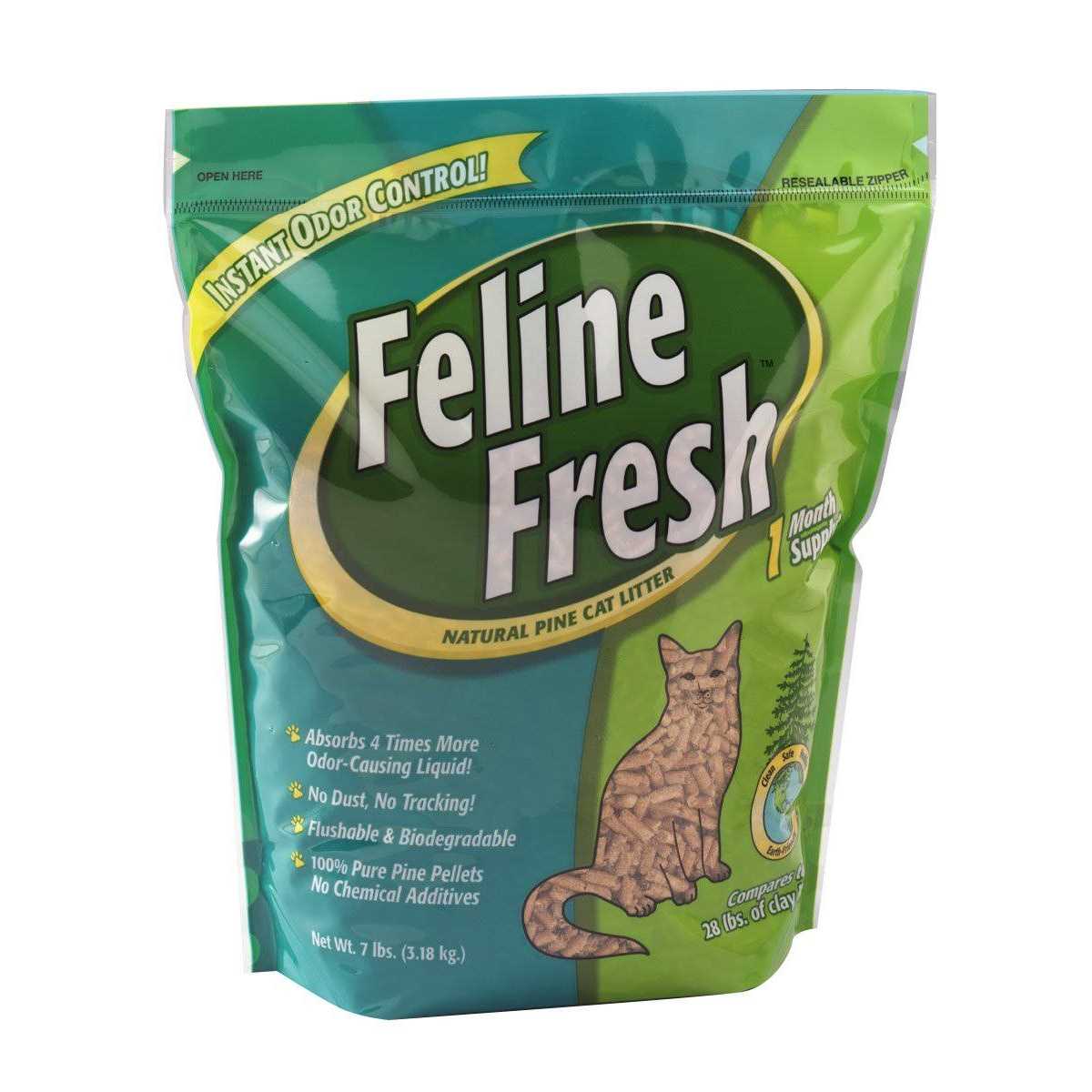 Feline Fresh Natural Pine Cat Litter - Healthber