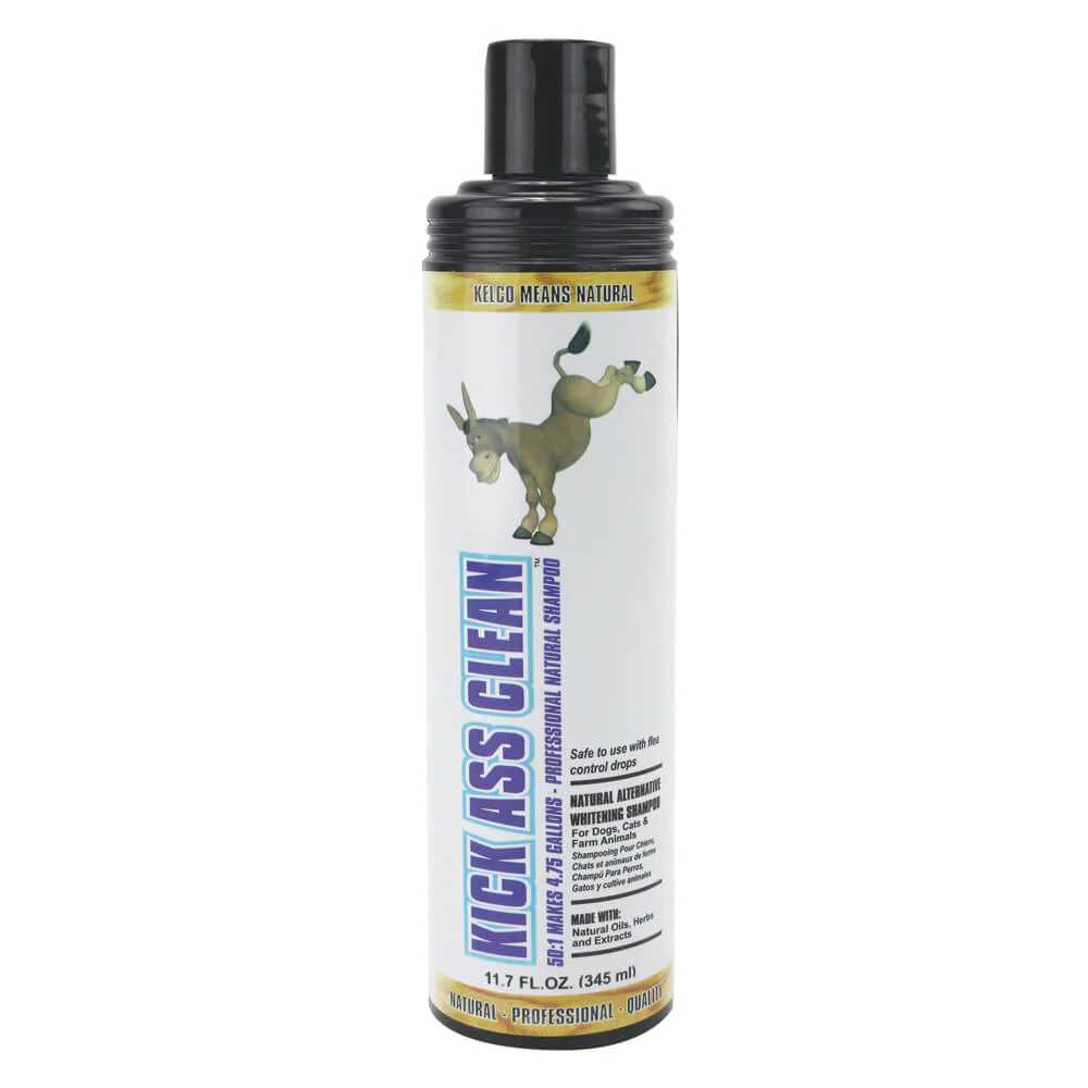 Kelco Kick Ass Clean Shampoo, 50:1, 11.7 oz - Healthber