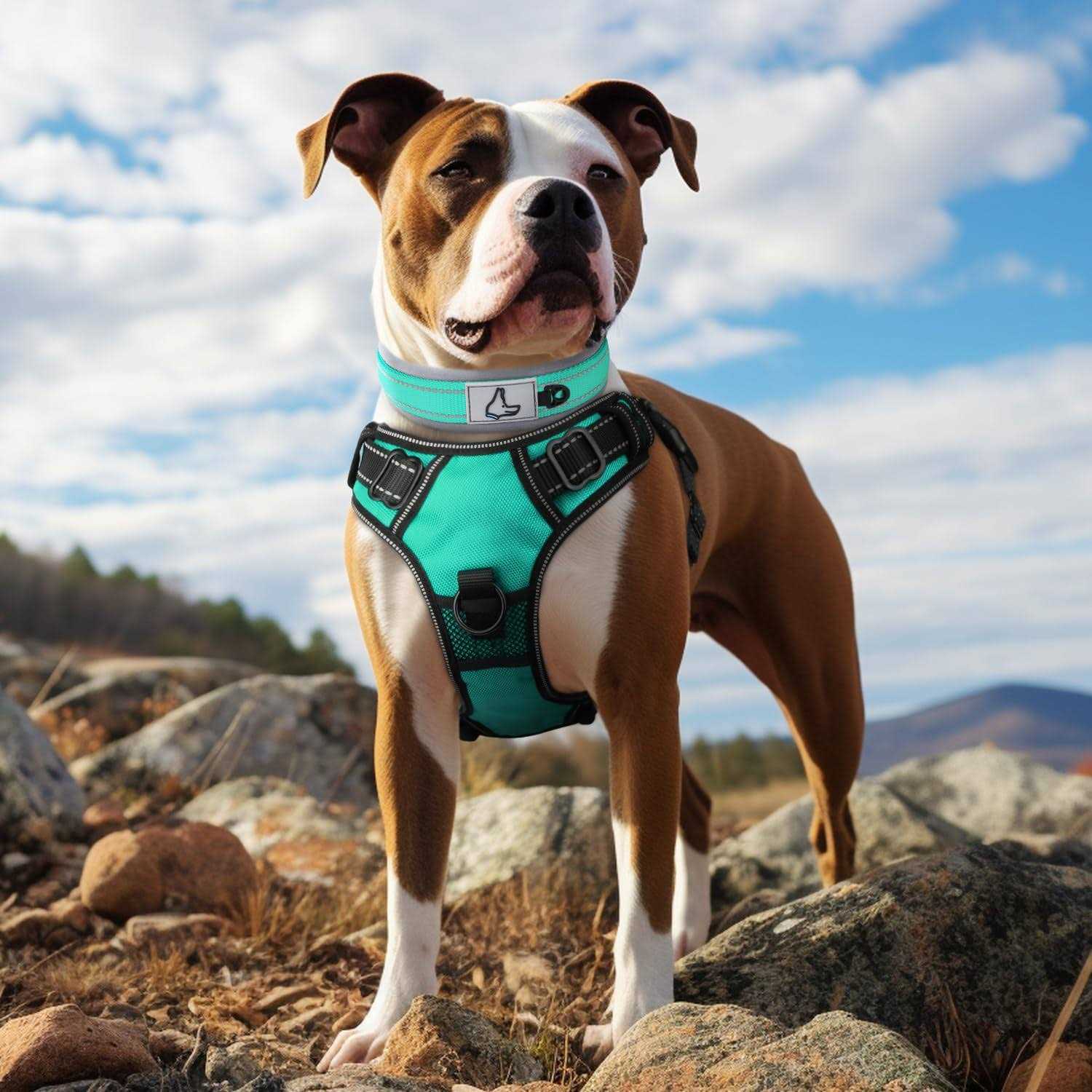 Joytale Reflective Dog Collar,Soft Neoprene Padded Breathable Nylon Pet Collar Adjustable Dogs - Healthber