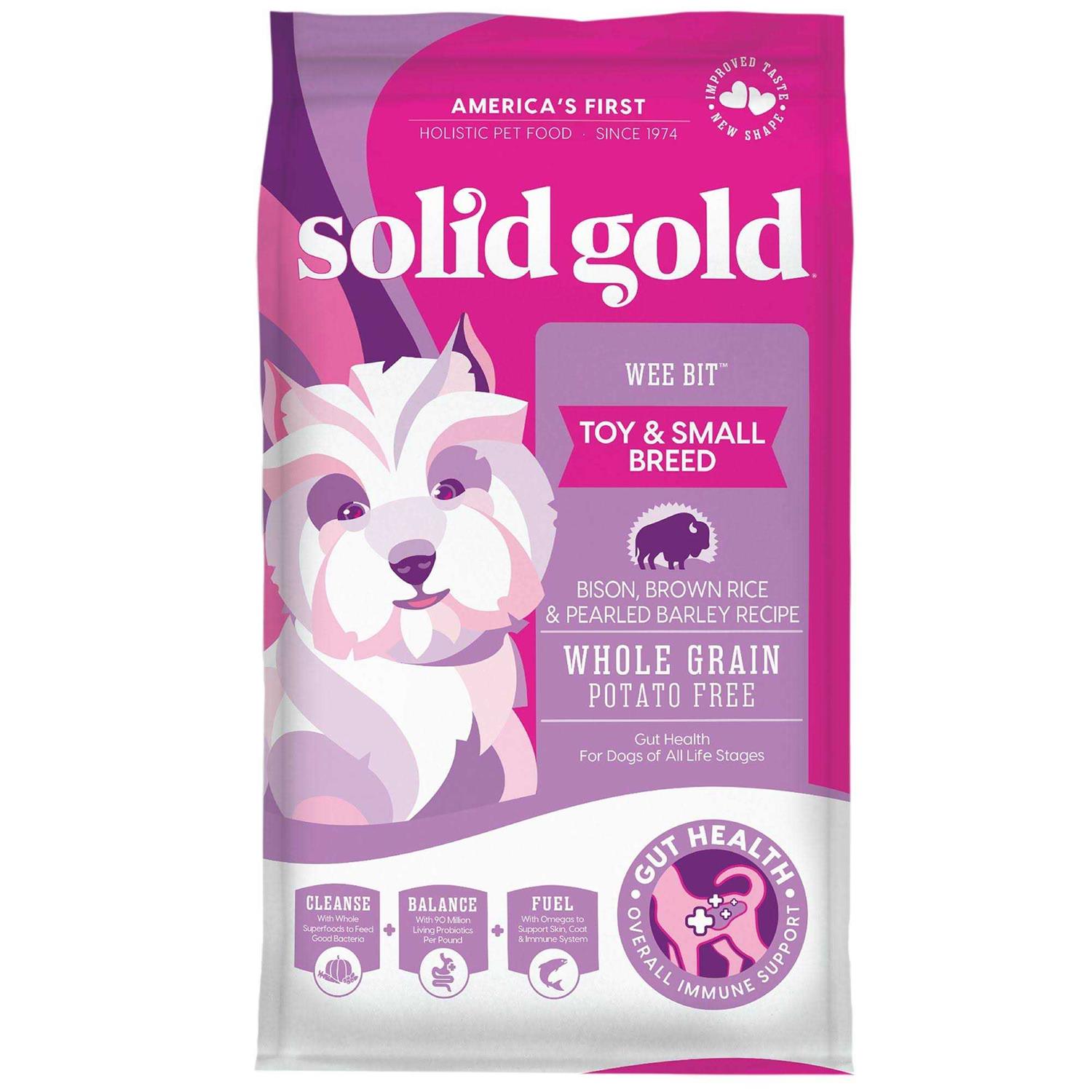 Solid Gold Wee Bit Small Breed Dry Dog Food - Healthber