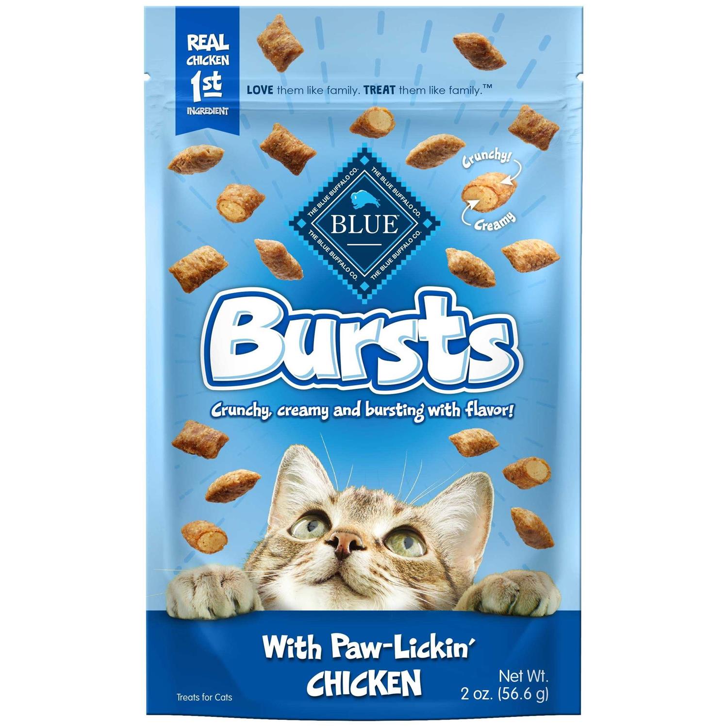 Blue Buffalo Bursts Cat Treats - Healthber