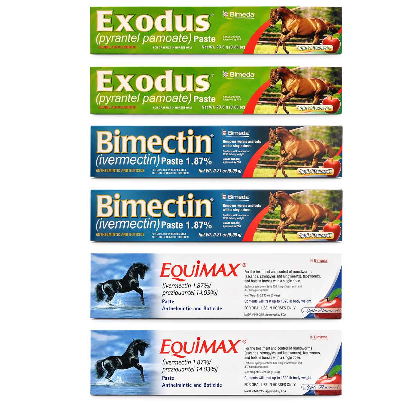 Apple Flavored Horse Deworming Kit - Healthber