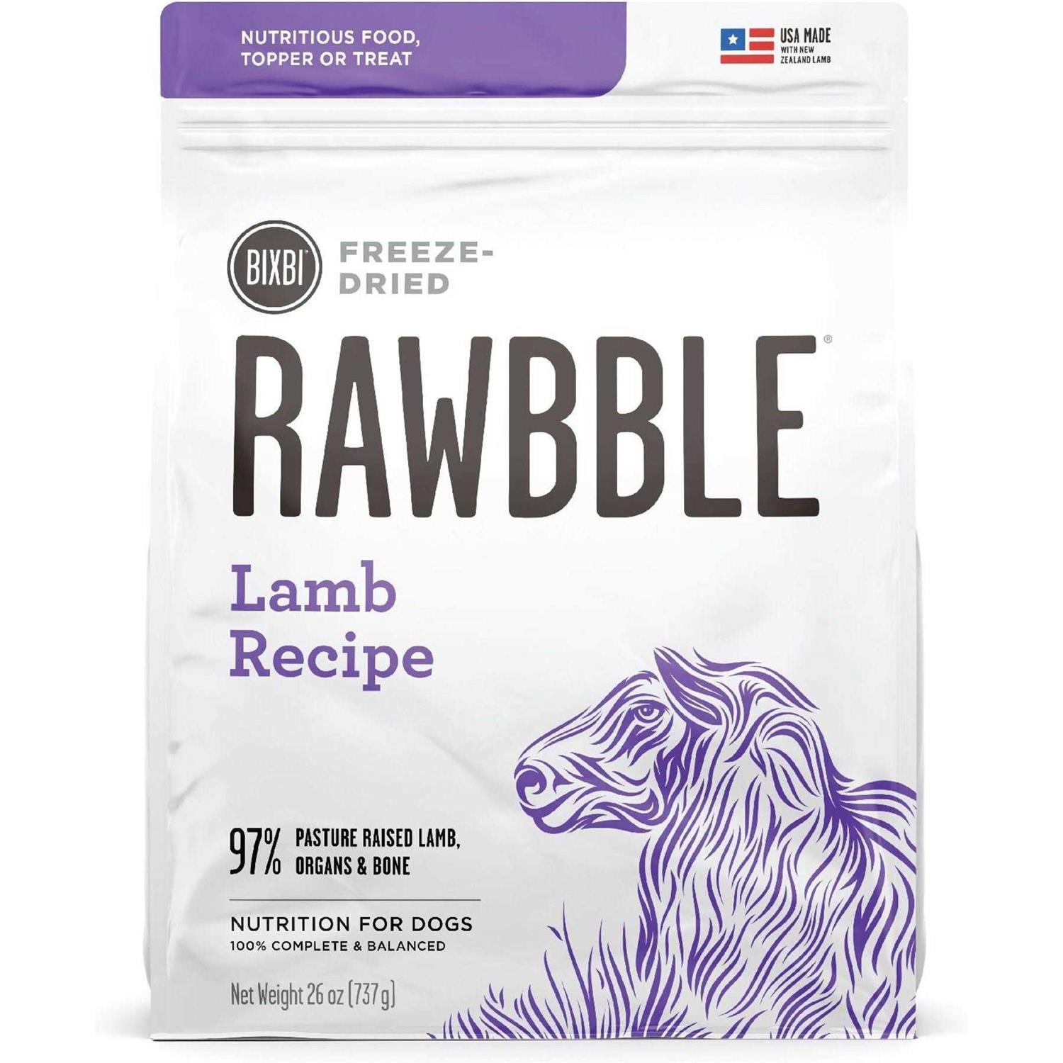 Bixbi Rawbble Freeze-Dried Dog Food - Healthber
