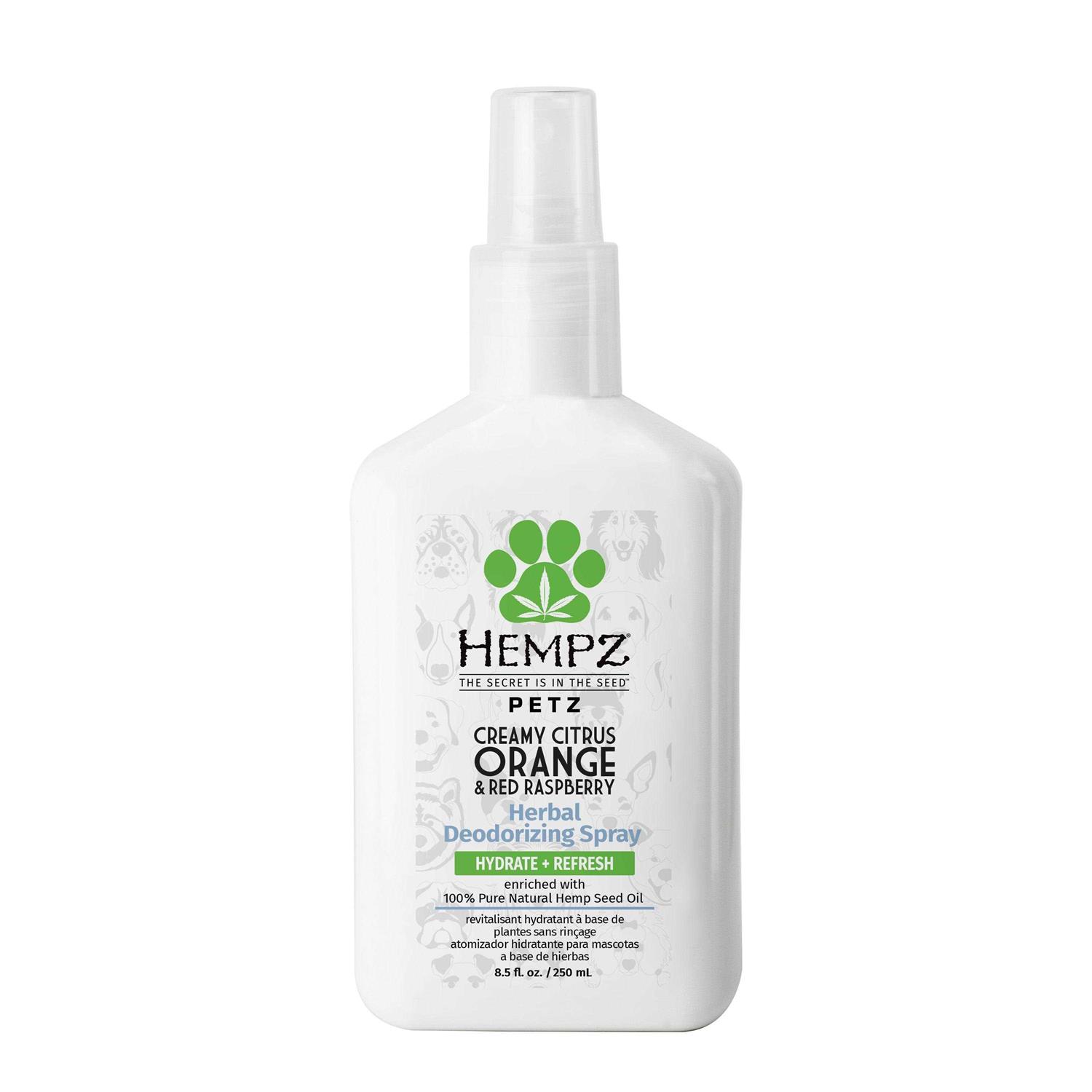 Hempz Petz Creamy Citrus Orange & Red Raspberry Herbal Deodorizing Cologne & Hydrating Mist - Healthber