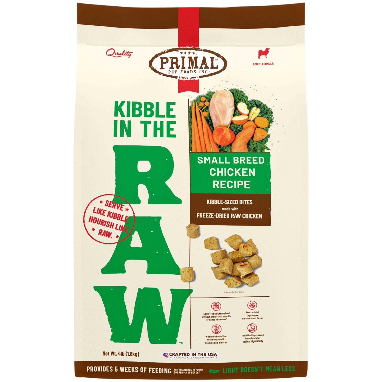 Primal Kibble in The Raw Chicken Dog Food - Healthber