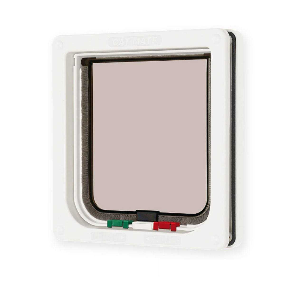 Cat Mate 4 Way Locking Cat Flap with Door Liner - Healthber