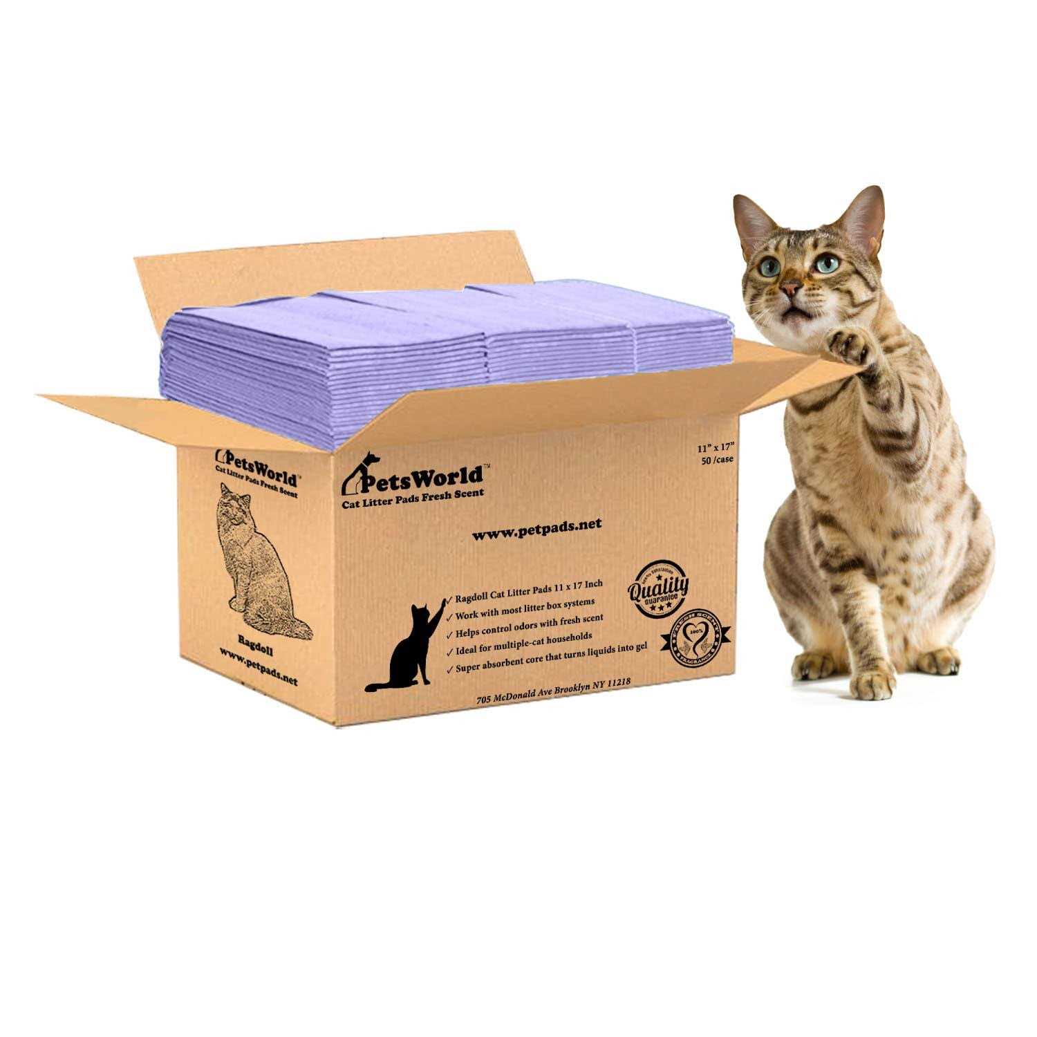 PETSWORLD Cat Pads Refills for Tidy Cats Breeze Litter System for Cat Litter Box - Healthber