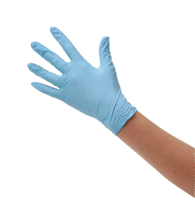 Nitrile Powder Free Gloves, Box of 100 - Healthber