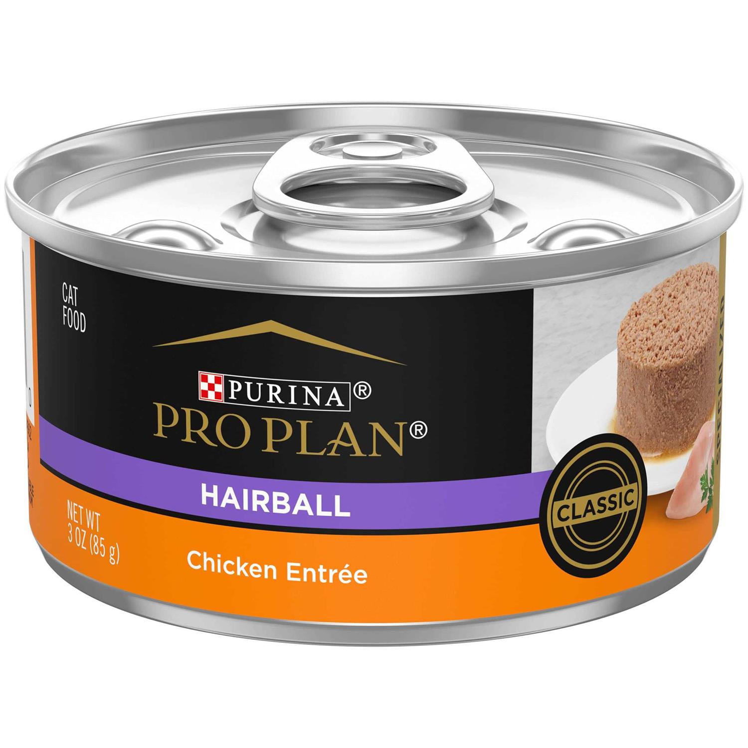 Purina Pro Plan Hairball Control Cat Food Wet Pate - Healthber