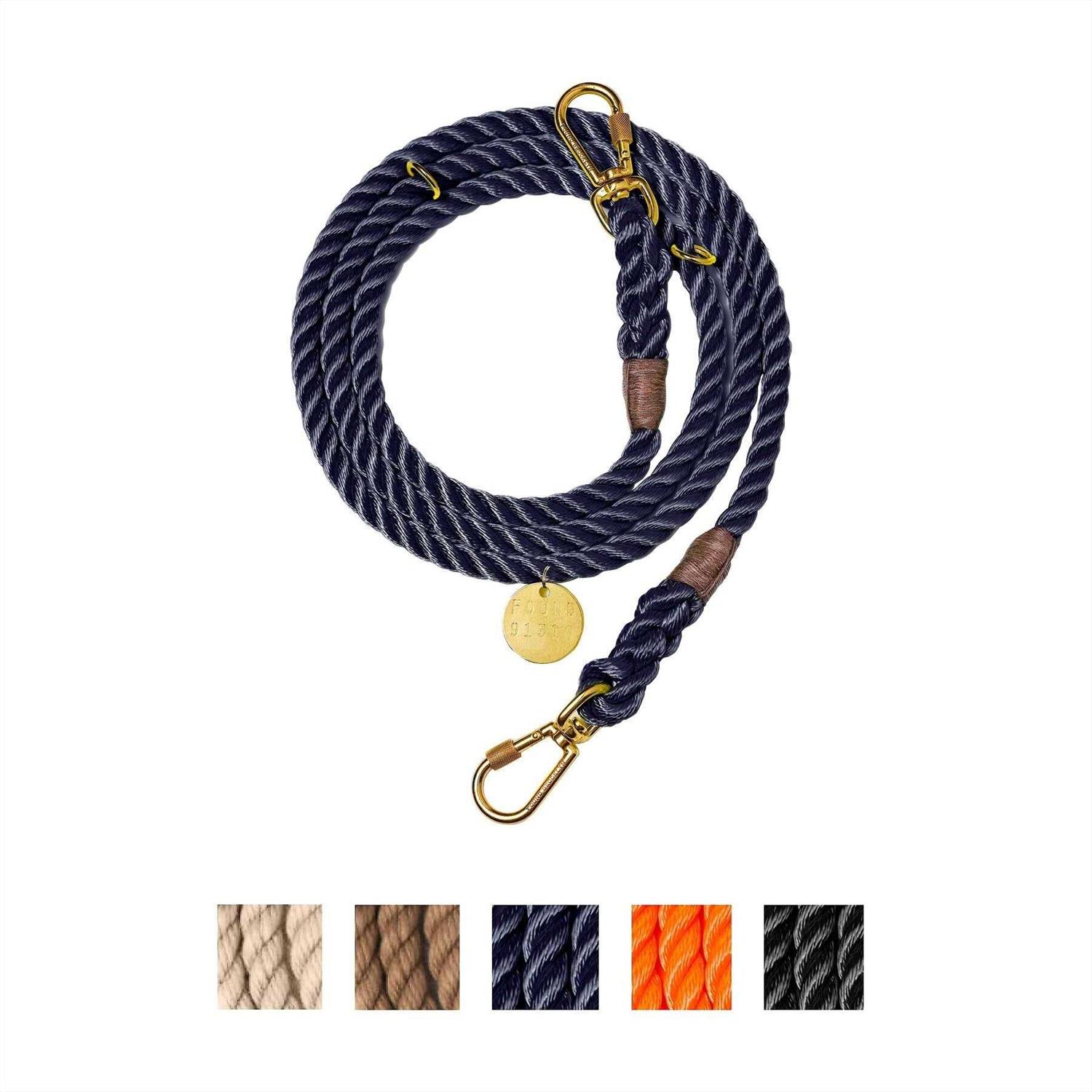 Found My Animal Adjustable Rope Dog Leash - Healthber