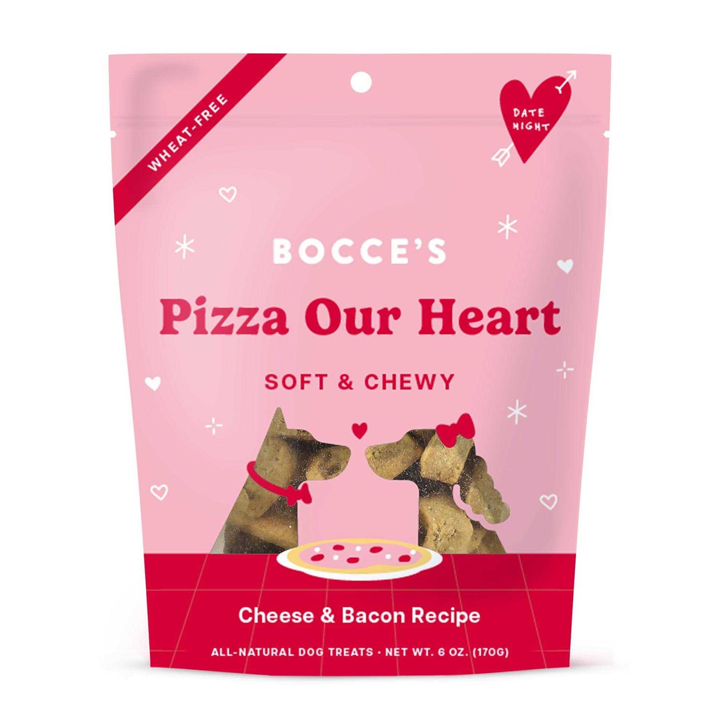 Bocce’s Bakery Pizza Our Heart Soft & Chewy Dog Treats - Healthber