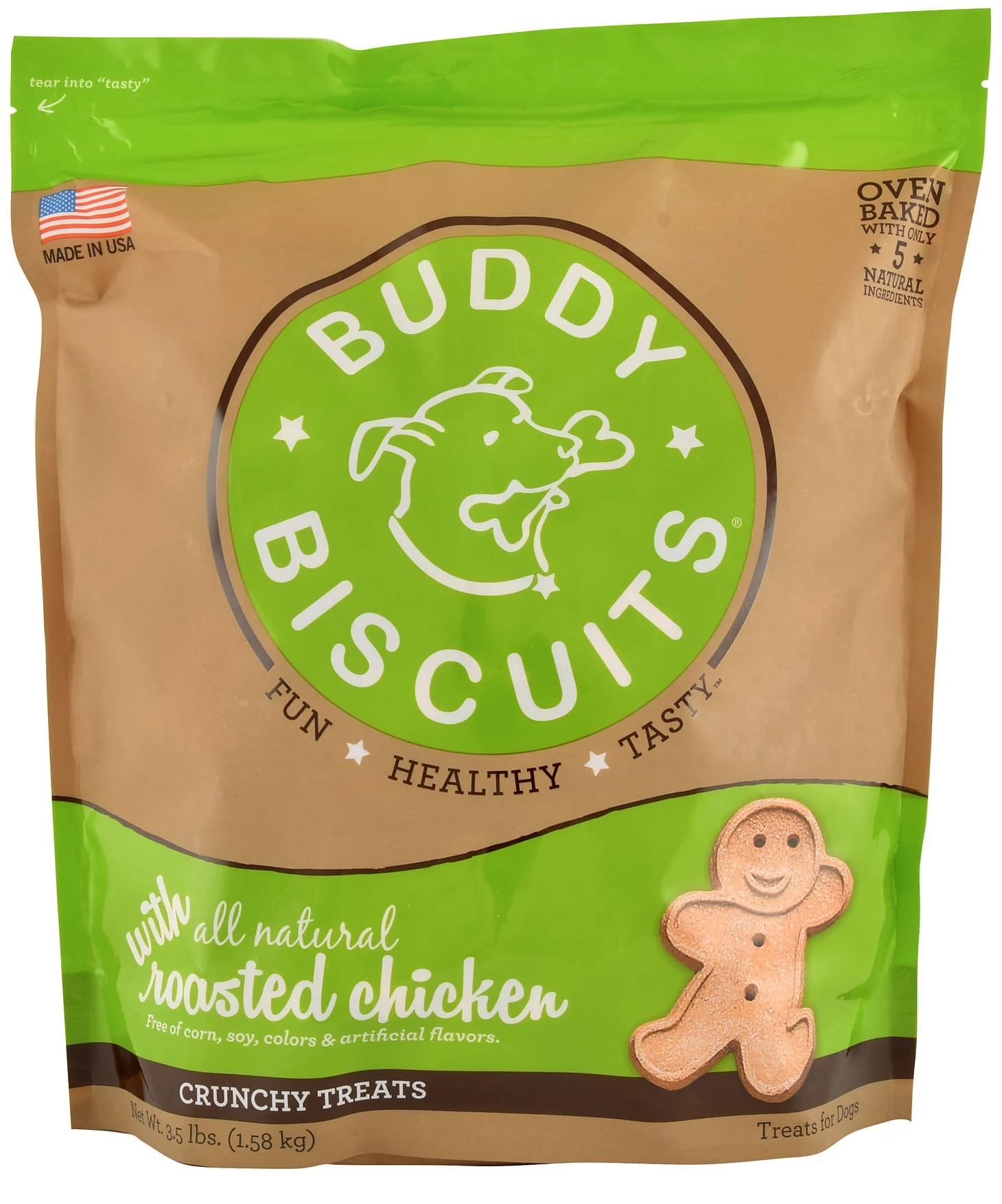 Buddy Biscuits Original Oven-Baked Treats, 3.5 lb - Healthber