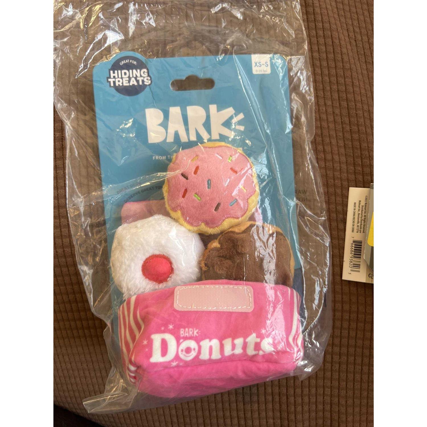 BARK Barker’s Dozen Donuts Dog Toy Features Multi-Part 4 in 1 Toy - Healthber