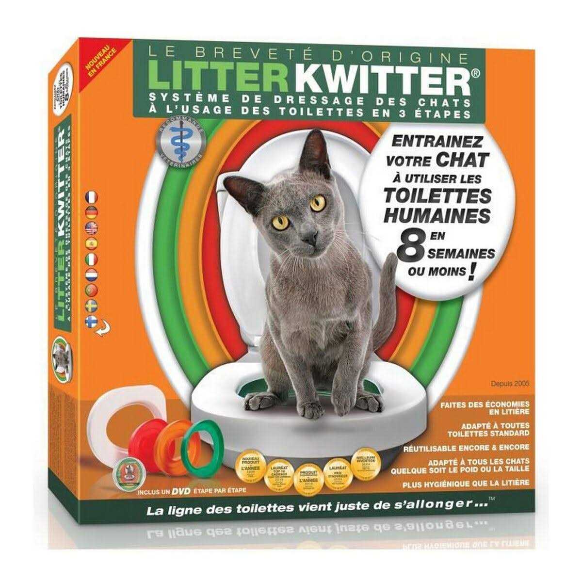 Cat Toilet Training System Litter Kwitter - Healthber