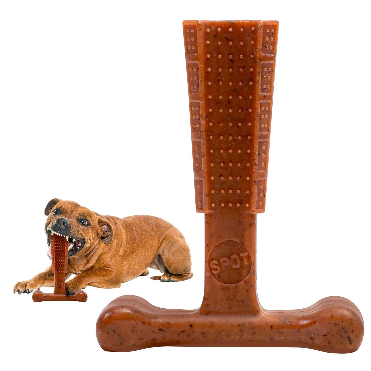 Spot Bambone Plus Beef Dog Chew Toy - Healthber