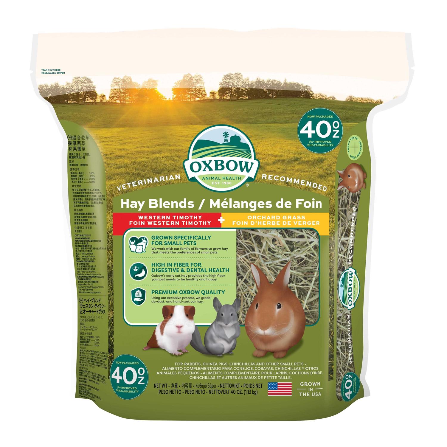Oxbow Hay Blends Western Timothy & Orchard - Healthber