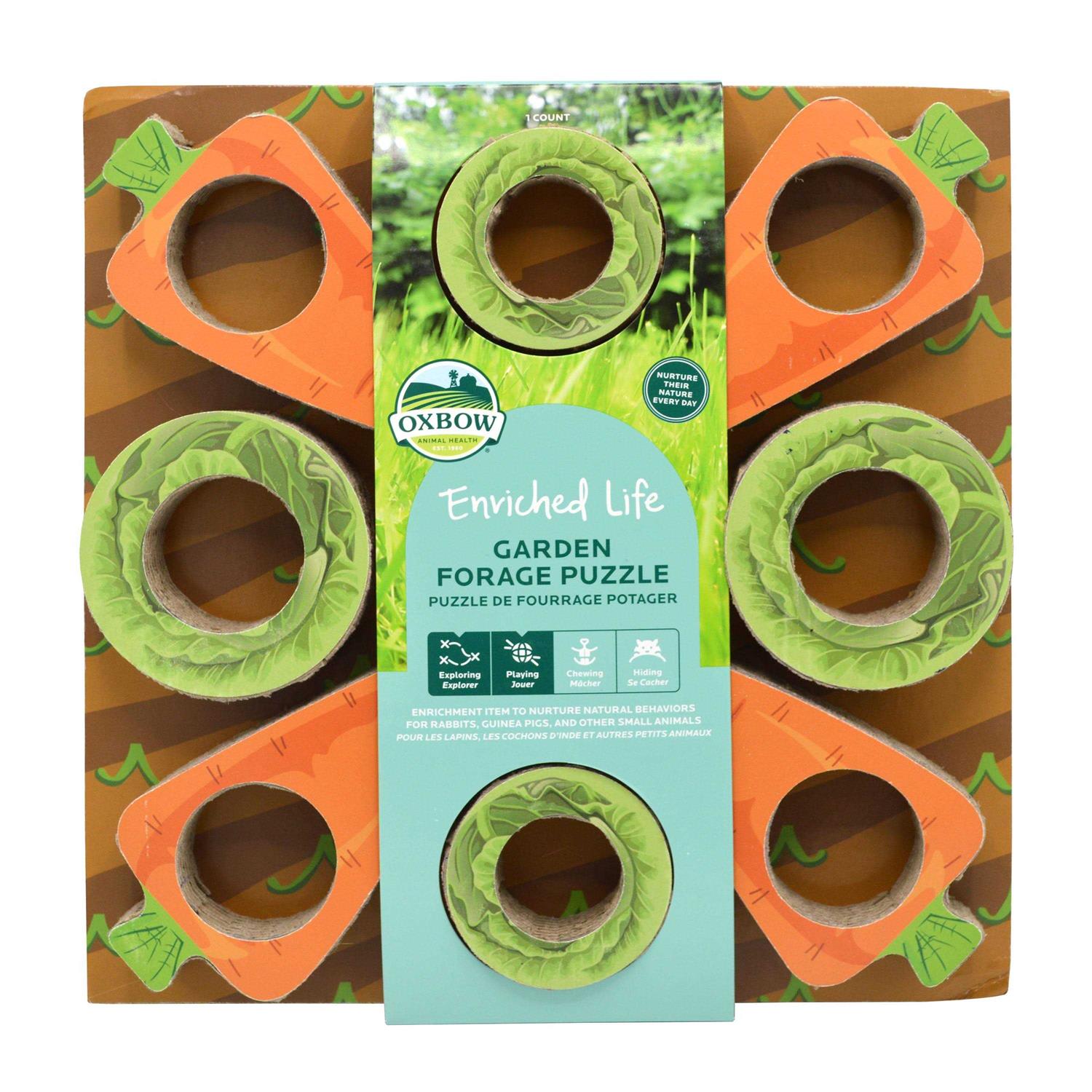 Oxbow Enriched Life Garden Forage Puzzle - Healthber