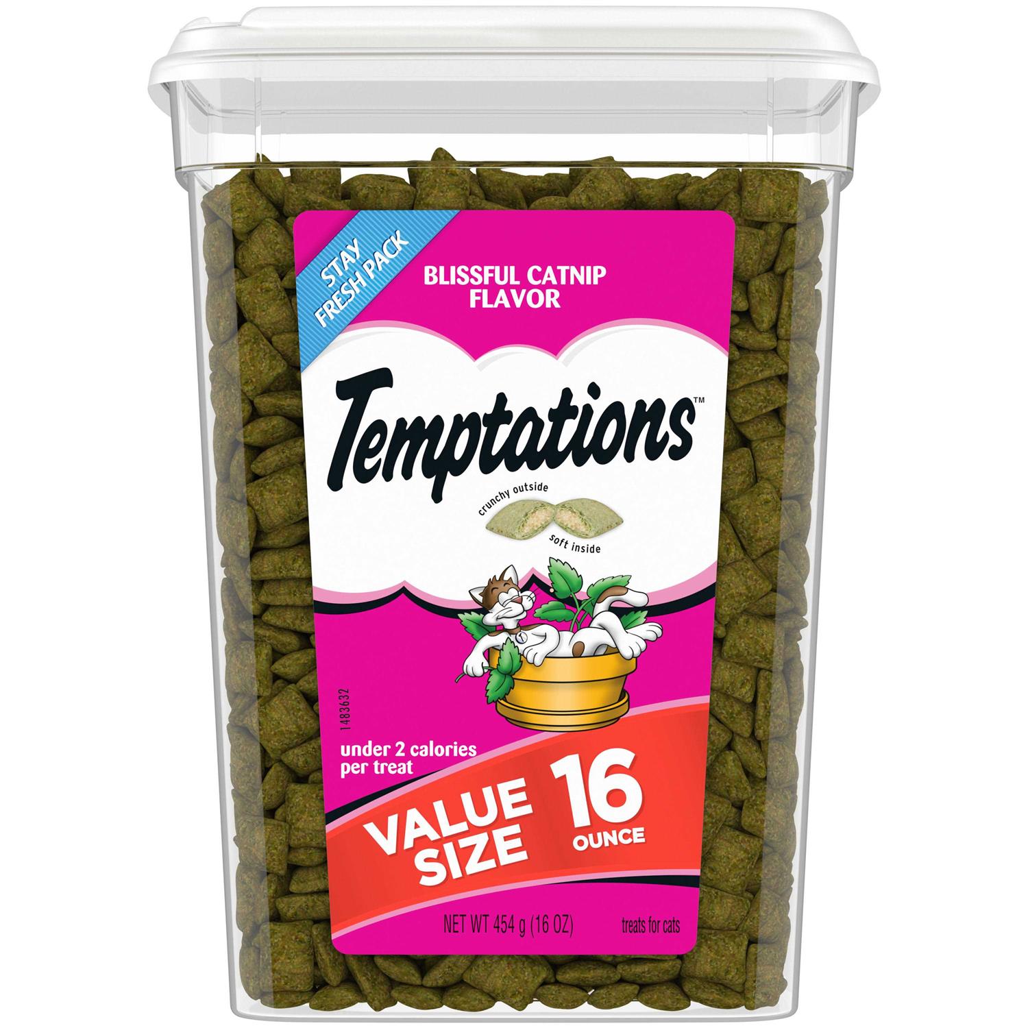 Temptations Blissful Catnip Flavor Cat Treats - Healthber