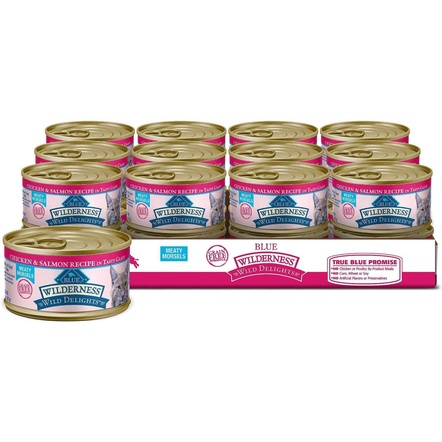 Blue Buffalo Wilderness Wild Delights Cat Food Chicken - Healthber