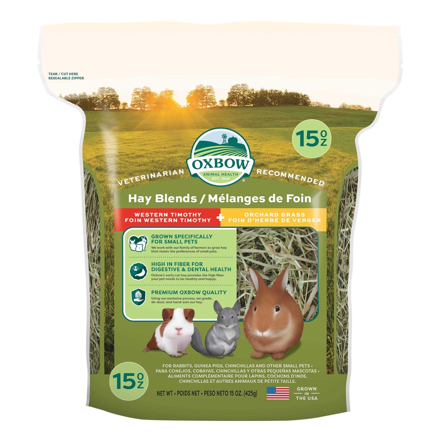 Oxbow Hay Blends Western Timothy & Orchard - Healthber