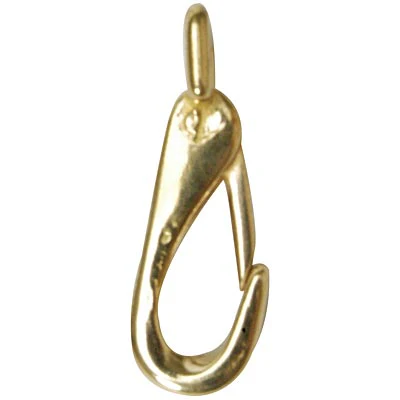 Solid Brass Rein Spring Snap with Flat Fixed Eye - Healthber