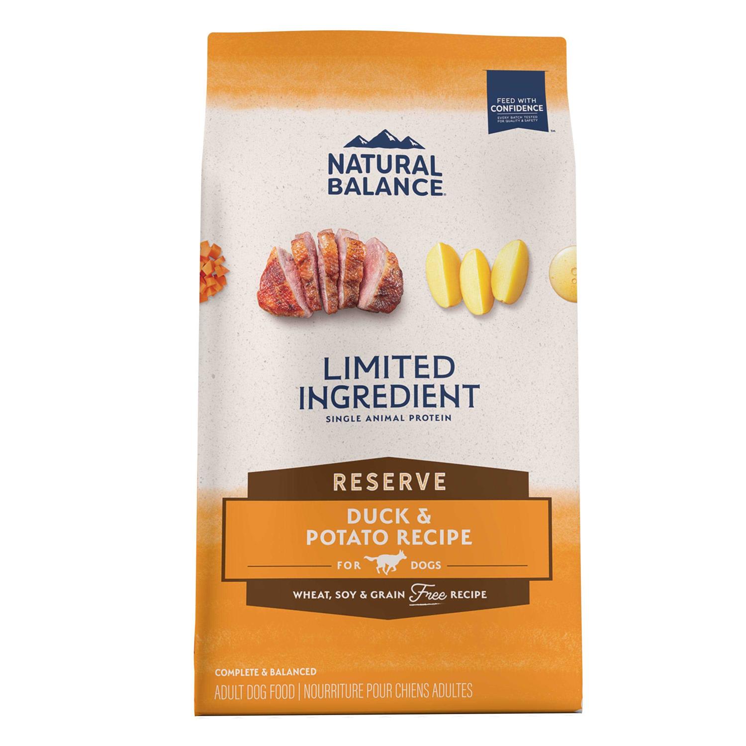 Natural Balance Limited Diets Duck & Potato Dog Food - Healthber