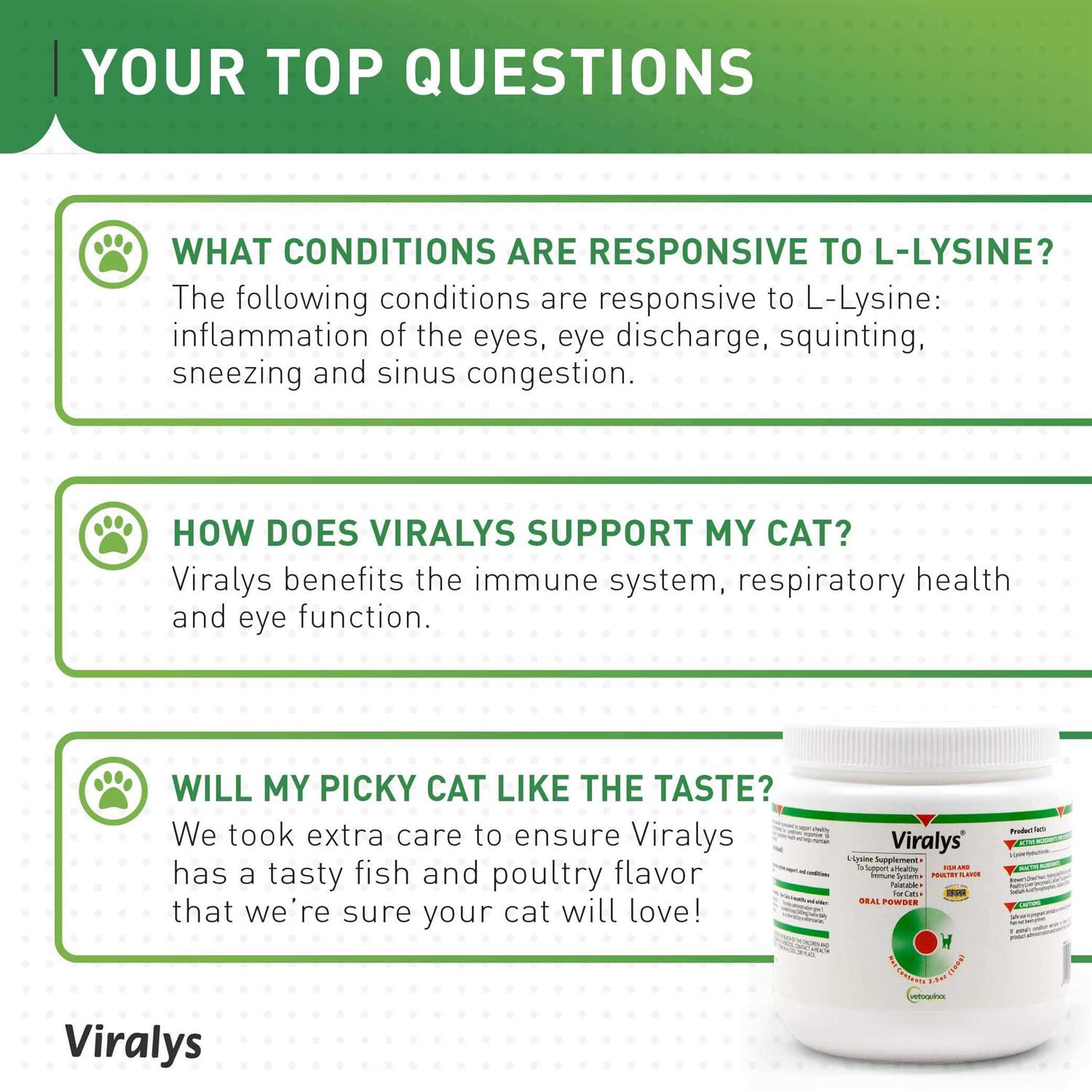 Viralys Oral Powder for Cats - Healthber