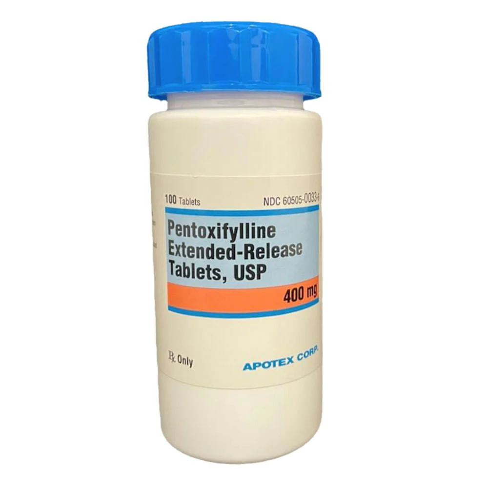 Rx Pentoxifylline ER (Generic) Tabs 400mg x 100ct - Healthber