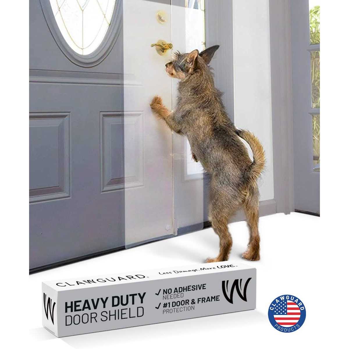 CLAWGUARD Original The Ultimate Door Scratch Shield - Healthber