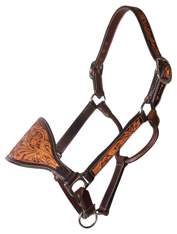 Prairie Flower Bronc Nose Halter - Healthber
