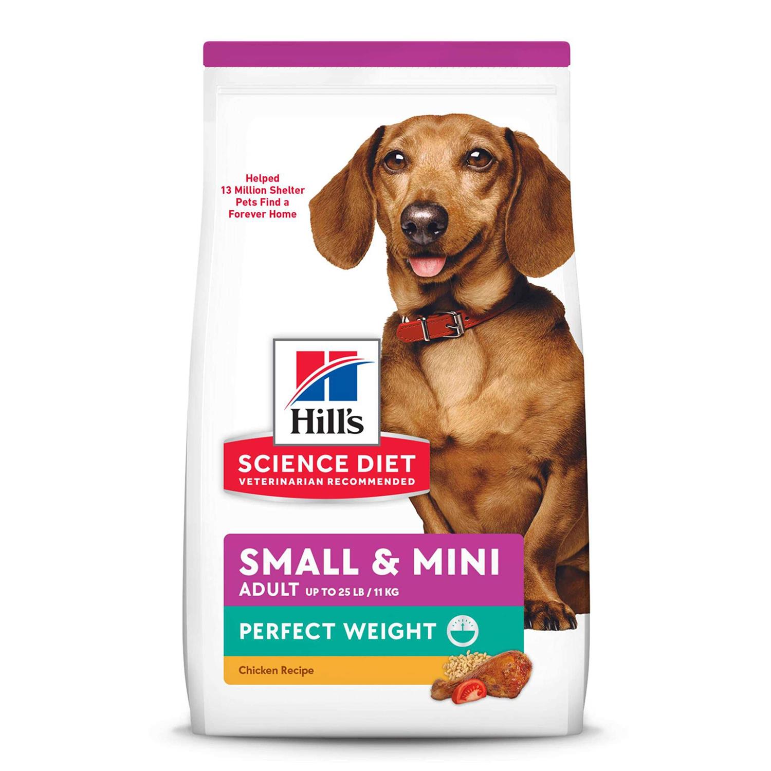 Hill’s Science Diet Adult Perfect Weight Small & Mini Chicken Dry Dog Food - Healthber