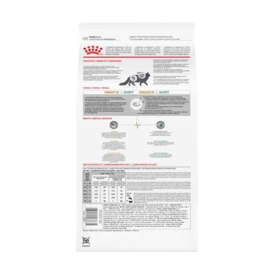 Royal Canin Feline Urinary + Satiety Dry Cat Food - Healthber